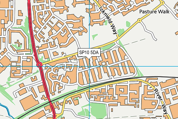 SP10 5DA map - OS VectorMap District (Ordnance Survey)