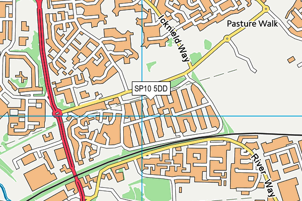 SP10 5DD map - OS VectorMap District (Ordnance Survey)