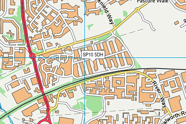 SP10 5DH map - OS VectorMap District (Ordnance Survey)