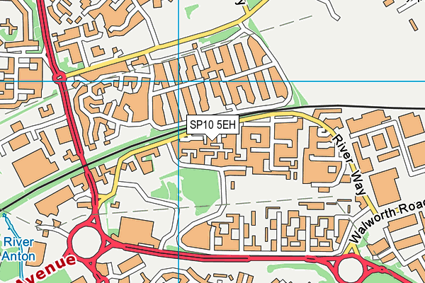 SP10 5EH map - OS VectorMap District (Ordnance Survey)