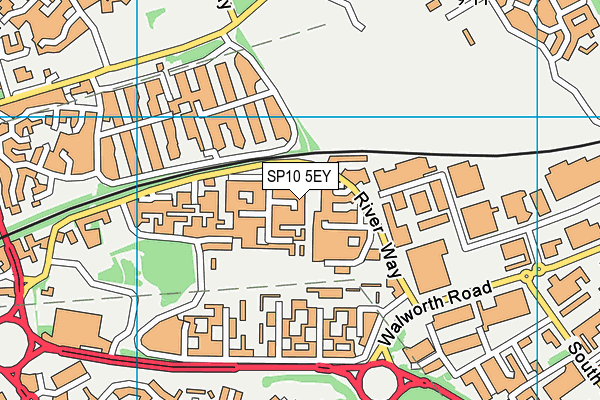 SP10 5EY map - OS VectorMap District (Ordnance Survey)