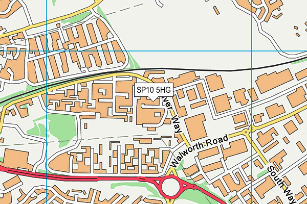 SP10 5HG map - OS VectorMap District (Ordnance Survey)