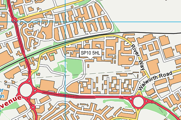 SP10 5HL map - OS VectorMap District (Ordnance Survey)