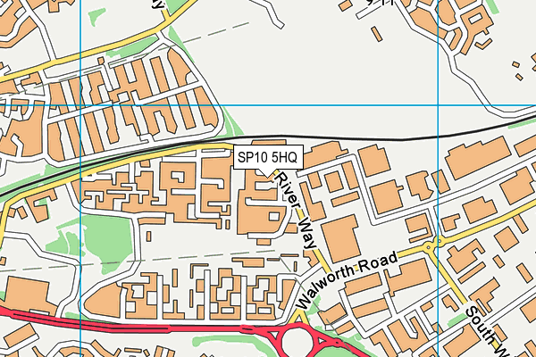 SP10 5HQ map - OS VectorMap District (Ordnance Survey)