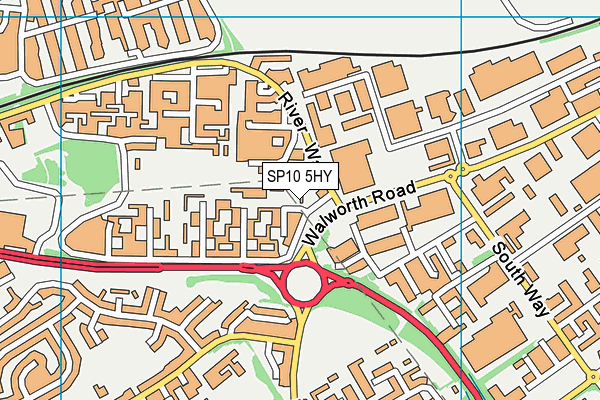 SP10 5HY map - OS VectorMap District (Ordnance Survey)