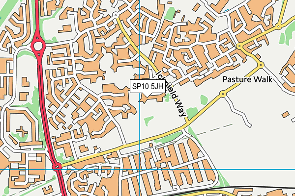 SP10 5JH map - OS VectorMap District (Ordnance Survey)