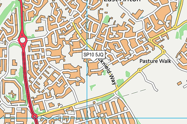 SP10 5JQ map - OS VectorMap District (Ordnance Survey)