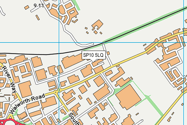 SP10 5LQ map - OS VectorMap District (Ordnance Survey)