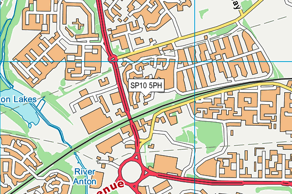 SP10 5PH map - OS VectorMap District (Ordnance Survey)