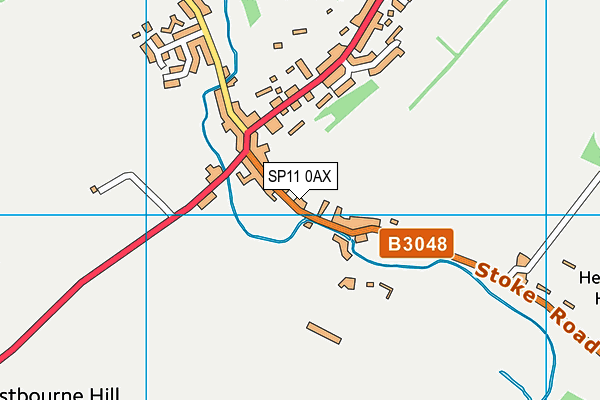 Hurstbourne Tarrant Church of England Primary School map (SP11 0AX) - OS VectorMap District (Ordnance Survey)