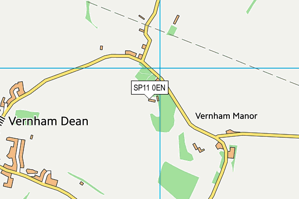 SP11 0EN map - OS VectorMap District (Ordnance Survey)