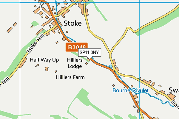 SP11 0NY map - OS VectorMap District (Ordnance Survey)