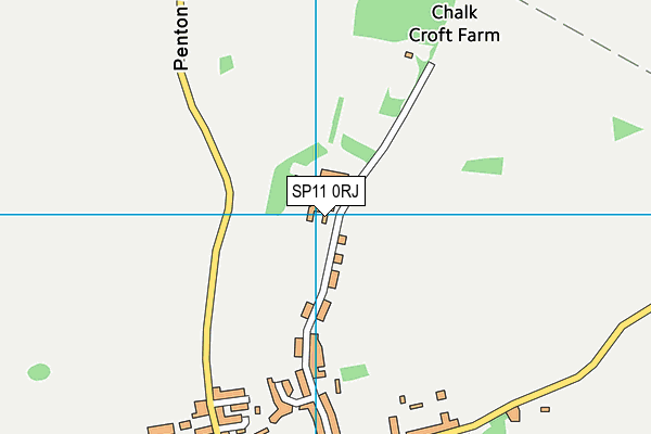 SP11 0RJ map - OS VectorMap District (Ordnance Survey)