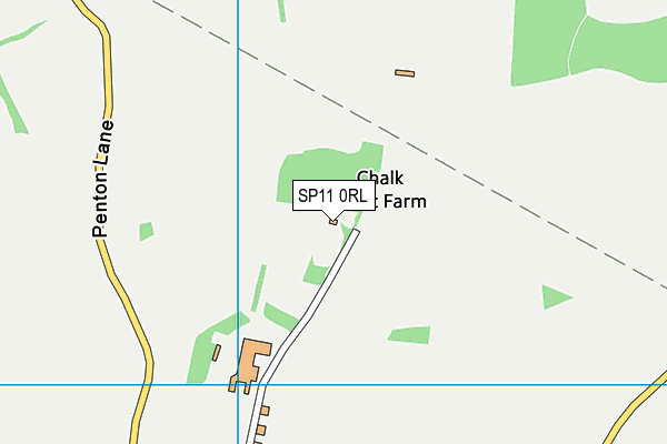 SP11 0RL map - OS VectorMap District (Ordnance Survey)