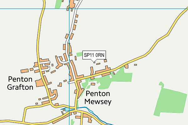 SP11 0RN map - OS VectorMap District (Ordnance Survey)