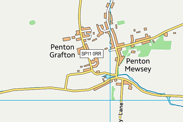 SP11 0RR map - OS VectorMap District (Ordnance Survey)