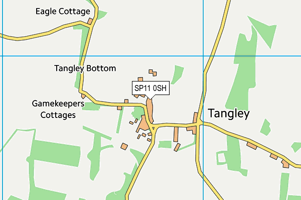 SP11 0SH map - OS VectorMap District (Ordnance Survey)