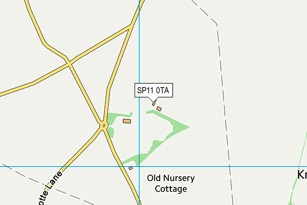 SP11 0TA map - OS VectorMap District (Ordnance Survey)