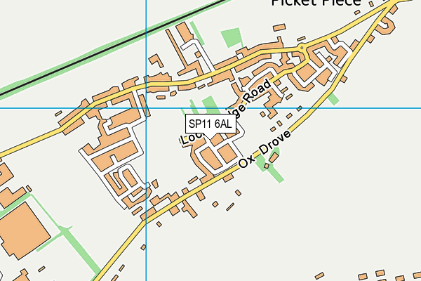 SP11 6AL map - OS VectorMap District (Ordnance Survey)
