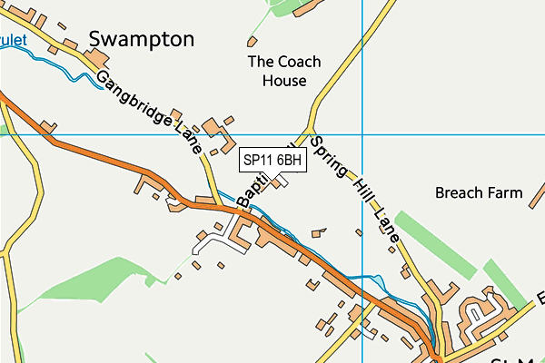 SP11 6BH map - OS VectorMap District (Ordnance Survey)