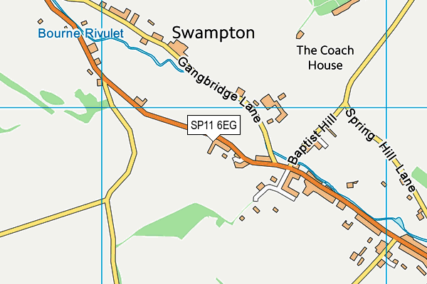 SP11 6EG map - OS VectorMap District (Ordnance Survey)