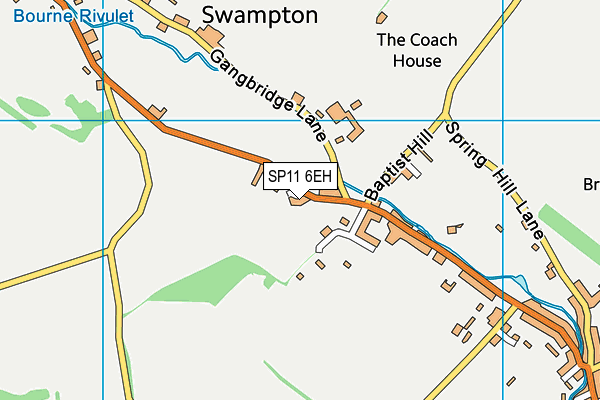 SP11 6EH map - OS VectorMap District (Ordnance Survey)