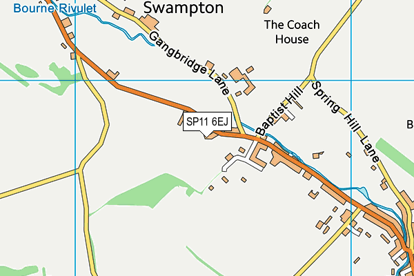 SP11 6EJ map - OS VectorMap District (Ordnance Survey)