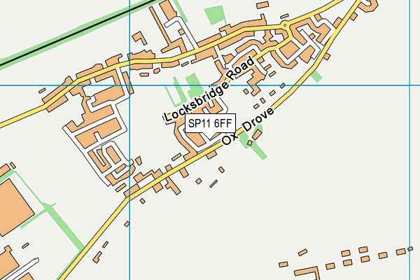 SP11 6FF map - OS VectorMap District (Ordnance Survey)