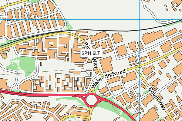 Icknield School map (SP11 6LT) - OS VectorMap District (Ordnance Survey)