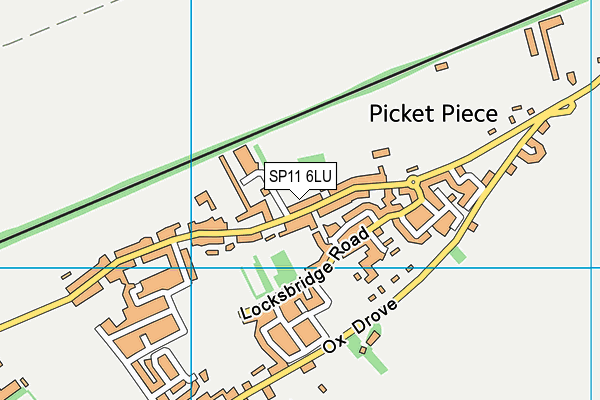 SP11 6LU map - OS VectorMap District (Ordnance Survey)