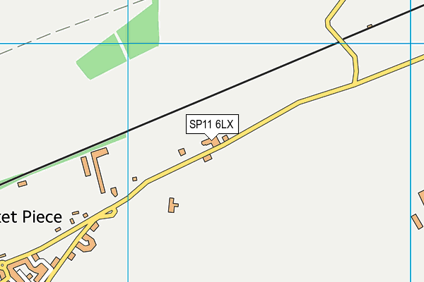 SP11 6LX map - OS VectorMap District (Ordnance Survey)