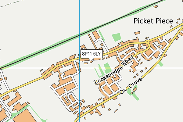 SP11 6LY map - OS VectorMap District (Ordnance Survey)