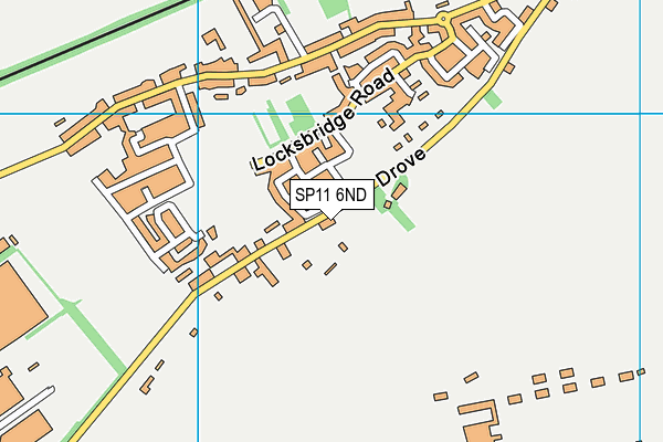 SP11 6ND map - OS VectorMap District (Ordnance Survey)