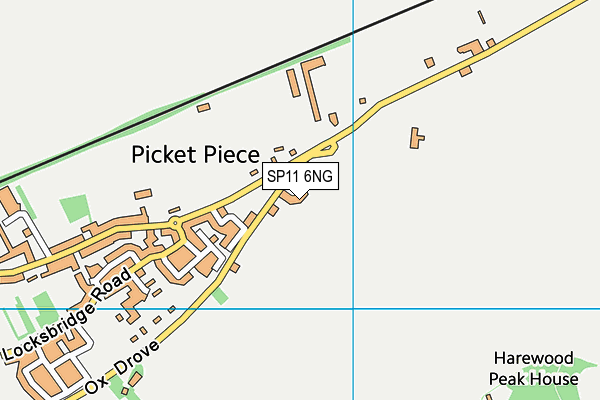 SP11 6NG map - OS VectorMap District (Ordnance Survey)