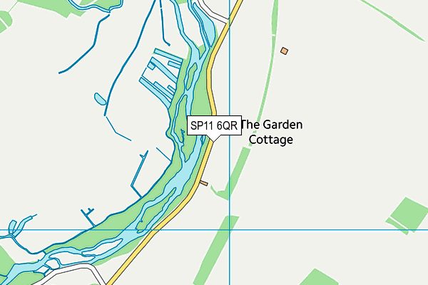 SP11 6QR map - OS VectorMap District (Ordnance Survey)