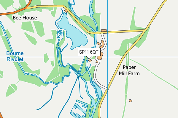 SP11 6QT map - OS VectorMap District (Ordnance Survey)