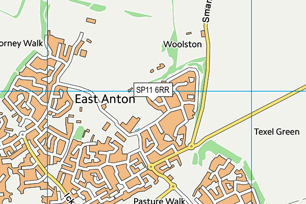 SP11 6RR map - OS VectorMap District (Ordnance Survey)