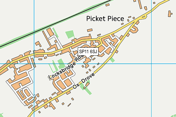 SP11 6SJ map - OS VectorMap District (Ordnance Survey)