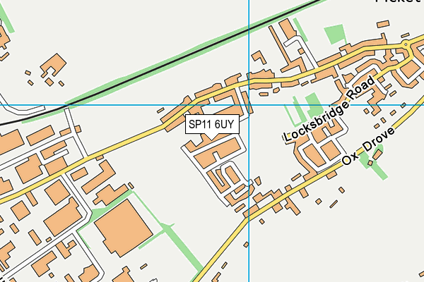 SP11 6UY map - OS VectorMap District (Ordnance Survey)