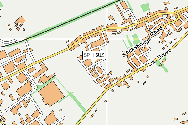 SP11 6UZ map - OS VectorMap District (Ordnance Survey)