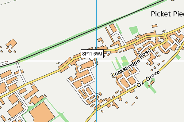 SP11 6WJ map - OS VectorMap District (Ordnance Survey)