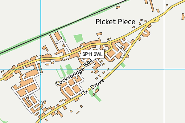 SP11 6WL map - OS VectorMap District (Ordnance Survey)