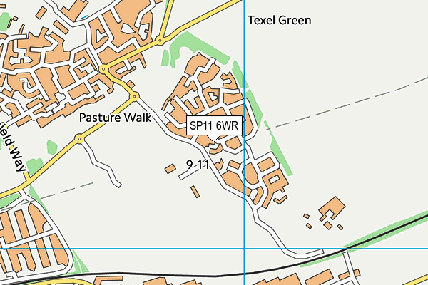 SP11 6WR map - OS VectorMap District (Ordnance Survey)