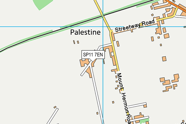 SP11 7EN map - OS VectorMap District (Ordnance Survey)