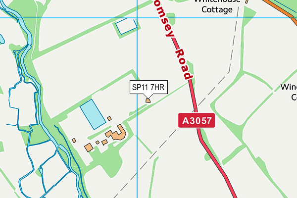 SP11 7HR map - OS VectorMap District (Ordnance Survey)