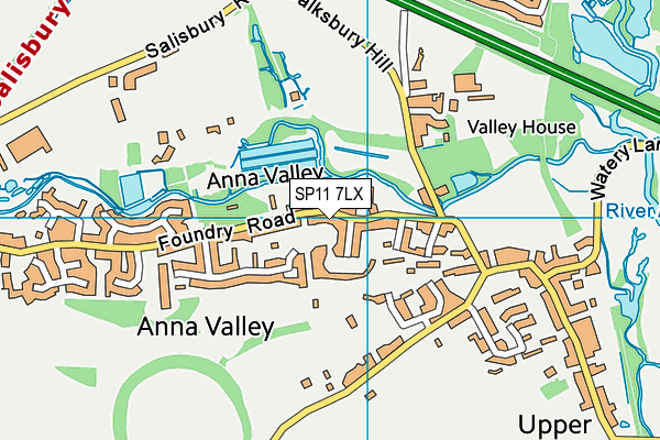 Map of POPLAR VALE (ANNA VALLEY) MANAGEMENT COMPANY LIMITED LTD at district scale