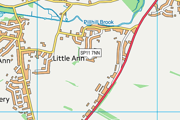 SP11 7NN map - OS VectorMap District (Ordnance Survey)