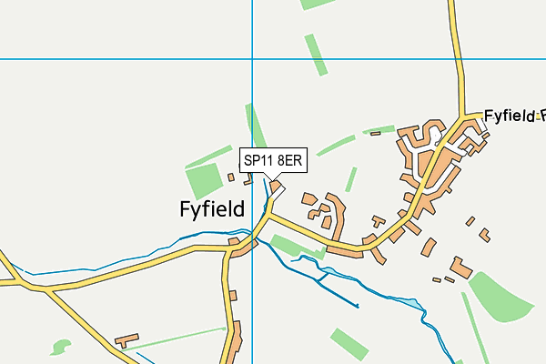 SP11 8ER map - OS VectorMap District (Ordnance Survey)