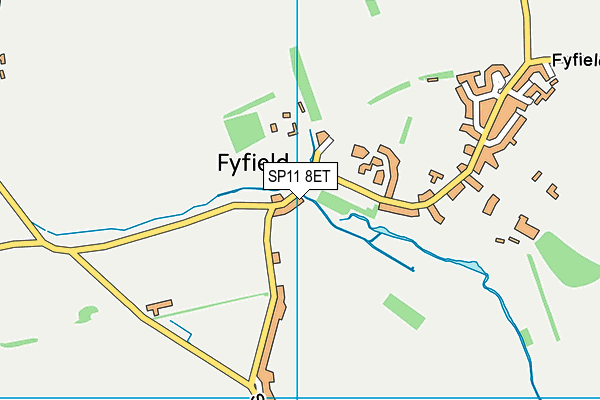 SP11 8ET map - OS VectorMap District (Ordnance Survey)