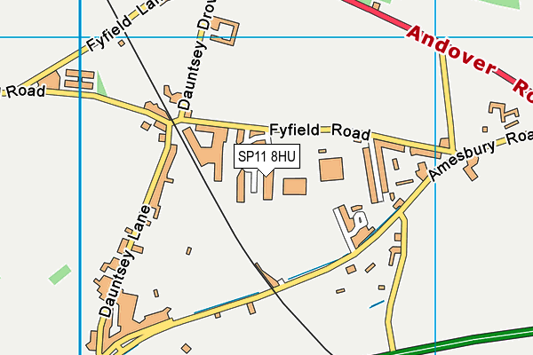 Map of ANDOVER TRUCK AND VAN LTD. at district scale